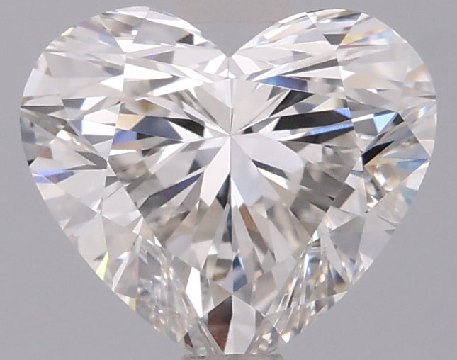 1.50 Carat Heart Shaped, Ideal Cut, G Color, VVS2 Clarity, IGI Certified Lab Grown Diamond