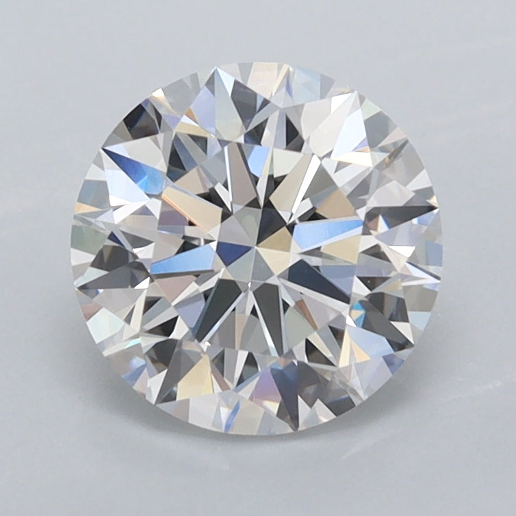 1.54 Carat Round Shaped, Ideal Cut, D Color, VVS1 Clarity, IGI Certified Lab Grown Diamond