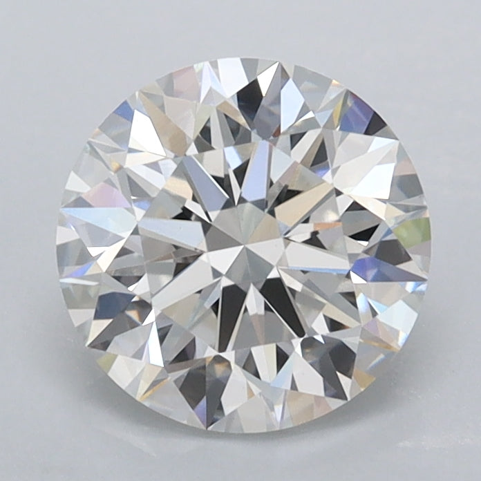 1.53 Carat Round Shaped, Ideal Cut, D Color, VVS2 Clarity, IGI Certified Lab Grown Diamond