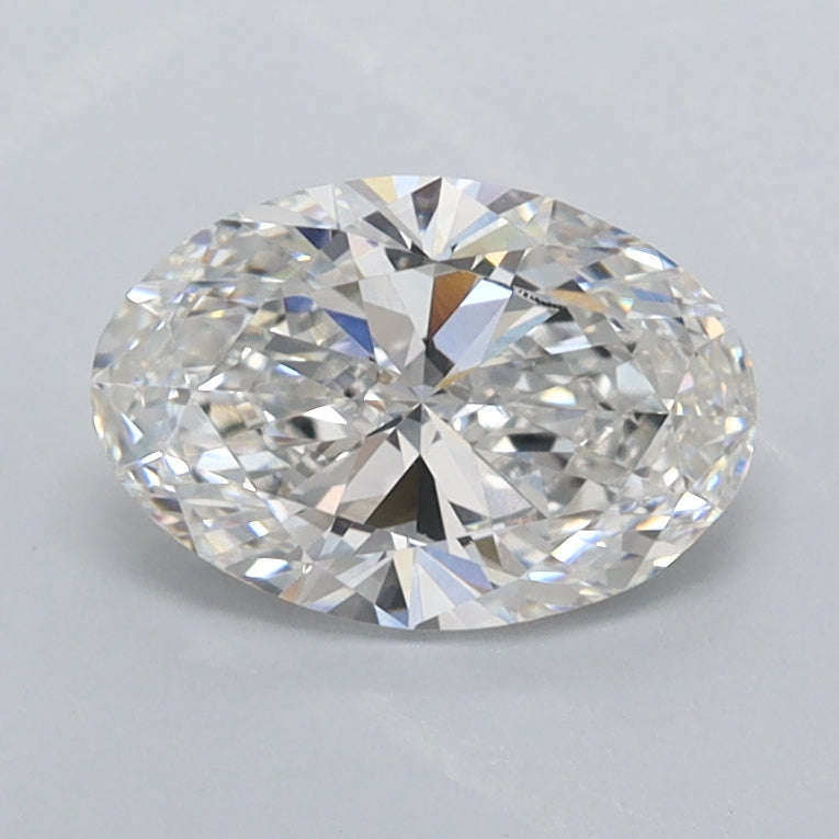 1.00 Carat Oval Shaped, Ideal Cut, E Color, VVS1 Clarity, IGI Certified Lab Grown Diamond
