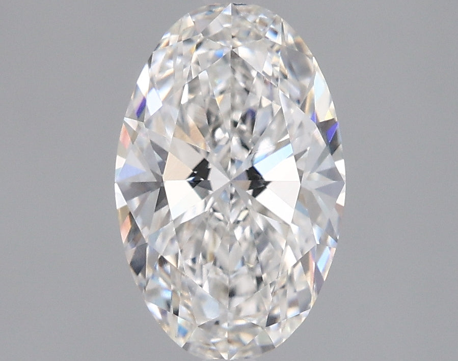 1.50 Carat Oval Shaped, Ideal Cut, E Color, VVS1 Clarity, IGI Certified Lab Grown Diamond