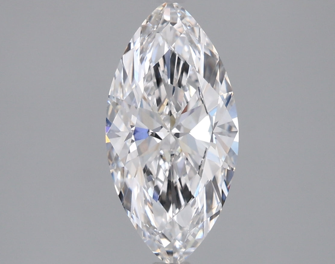 1.51 Carat Marquise Shaped, Ideal Cut, D Color, VVS1 Clarity, IGI Certified Lab Grown Diamond