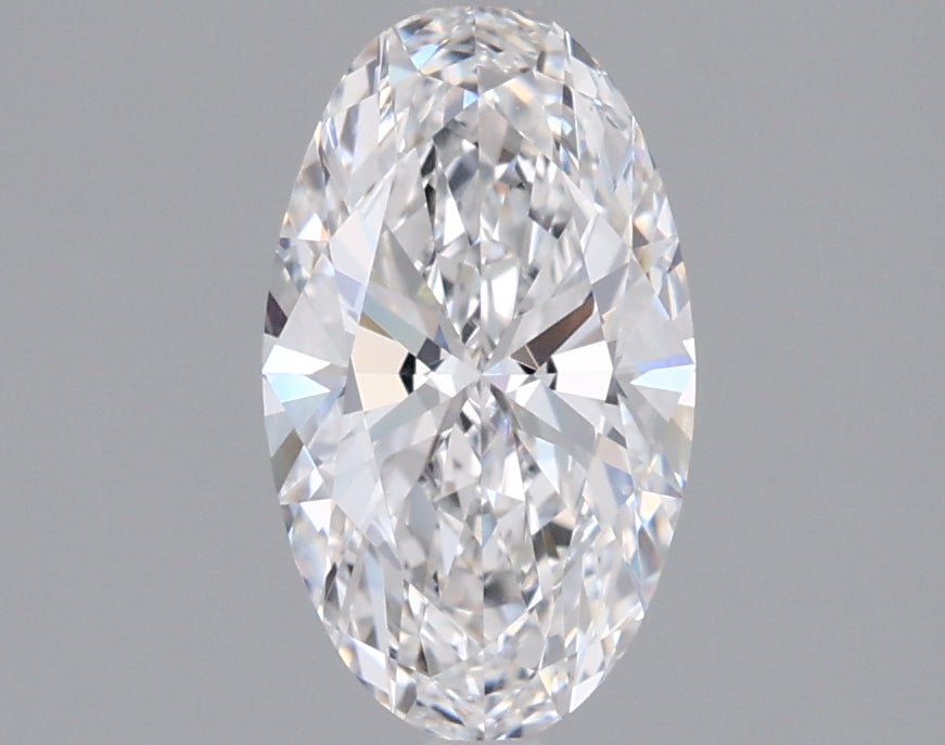 1.08 Carat Oval Shaped, Ideal Cut, D Color, VVS2 Clarity, IGI Certified Lab Grown Diamond