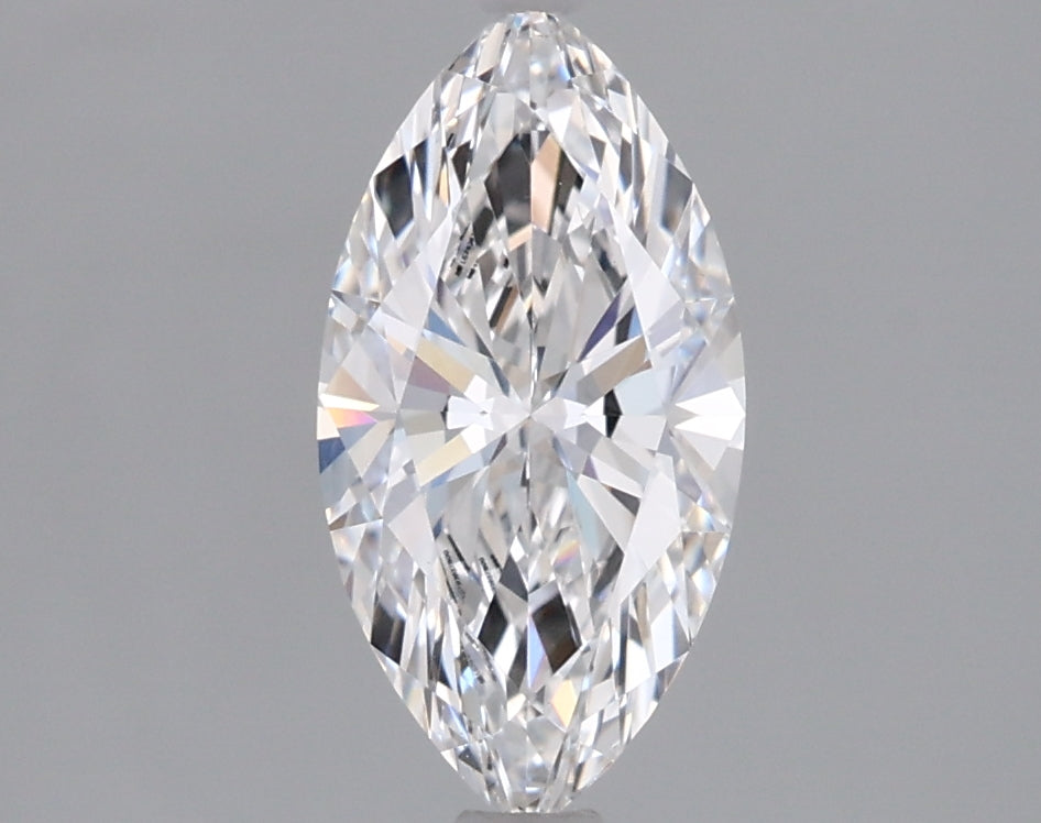 1.06 Carat Marquise Shaped, Ideal Cut, D Color, VVS1 Clarity, IGI Certified Lab Grown Diamond