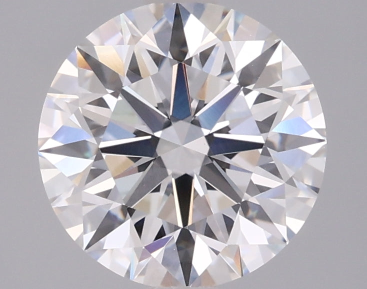 2.03 Carat Round Shaped, Ideal Cut, D Color, VVS2 Clarity, IGI Certified Lab Grown Diamond