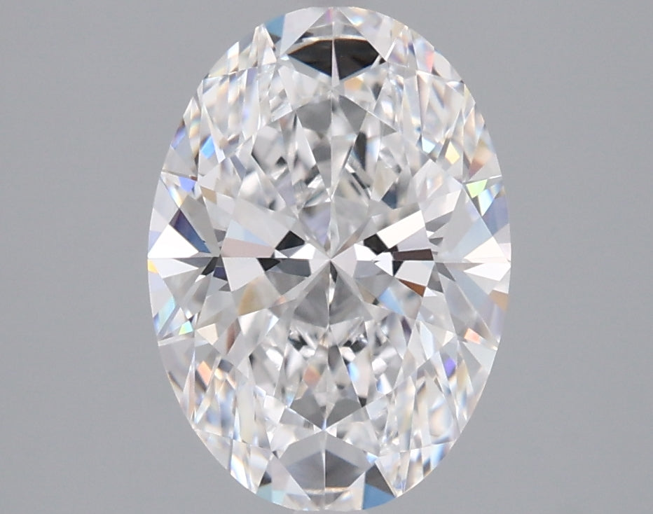 2.02 Carat Oval Shaped, Ideal Cut, D Color, VVS1 Clarity, IGI Certified Lab Grown Diamond