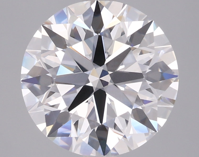 3.03 Carat Round Shaped, Ideal Cut, D Color, VVS2 Clarity, IGI Certified Lab Grown Diamond