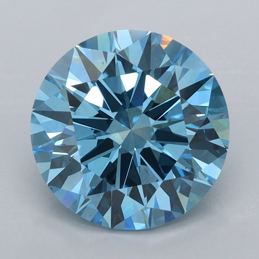 2.50 Carat Round Shaped, Ideal Cut, VS1 Clarity, IGI Certified Lab Grown Diamond