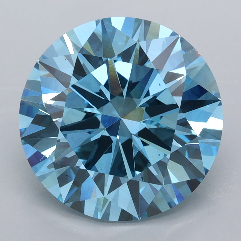 5.06 Carat Round Shaped, Ideal Cut, VS1 Clarity, IGI Certified Lab Grown Diamond