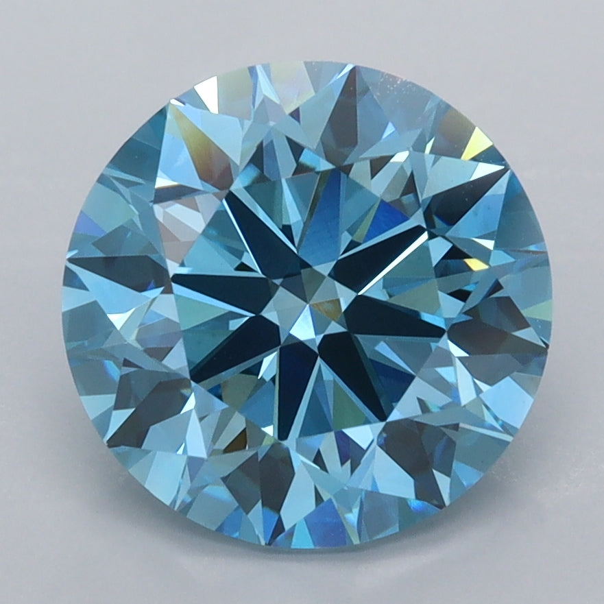 3.51 Carat Round Shaped, Ideal Cut, VS1 Clarity, IGI Certified Lab Grown Diamond