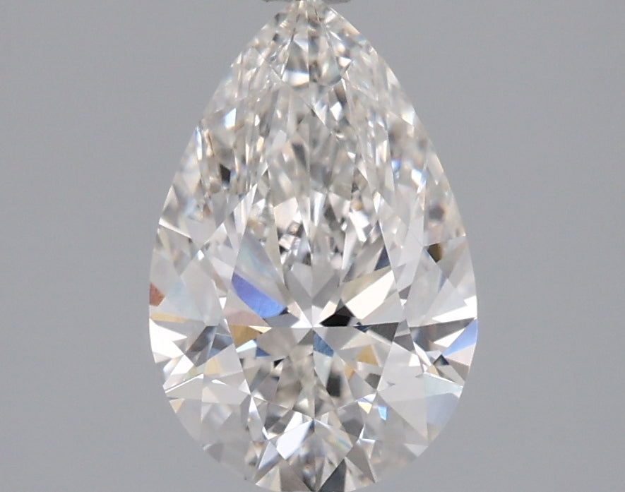 1.54 Carat Pear Shaped, Excellent Cut, F Color, VVS2 Clarity, IGI Certified Lab Grown Diamond