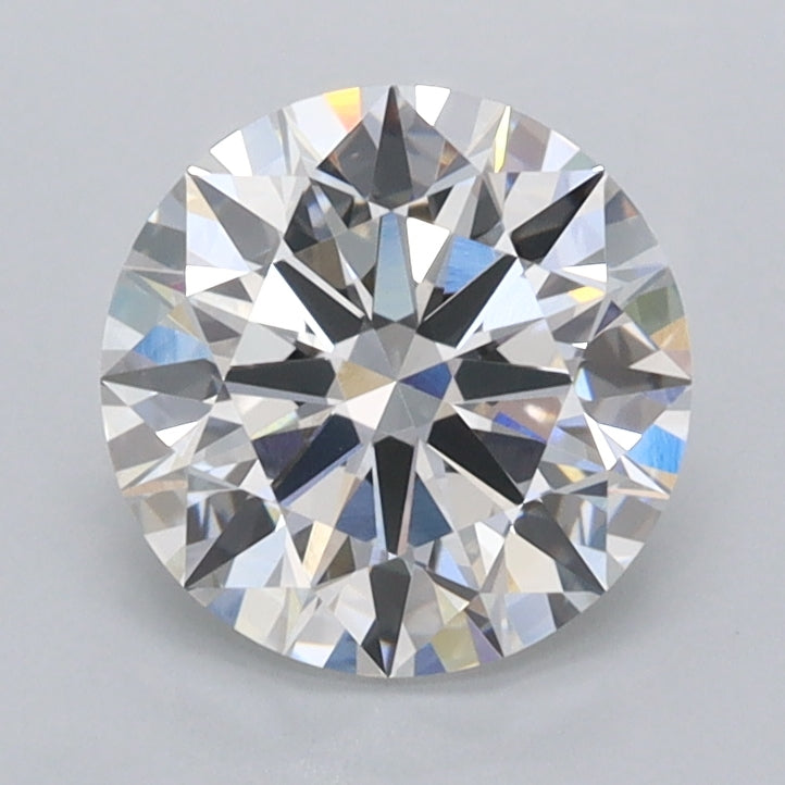 1.53 Carat Round Shaped, Ideal Cut, D Color, VVS2 Clarity, IGI Certified Lab Grown Diamond