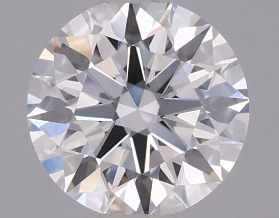 0.55 Carat Round Shaped, Ideal Cut, D Color, VVS2 Clarity, IGI Certified Lab Grown Diamond