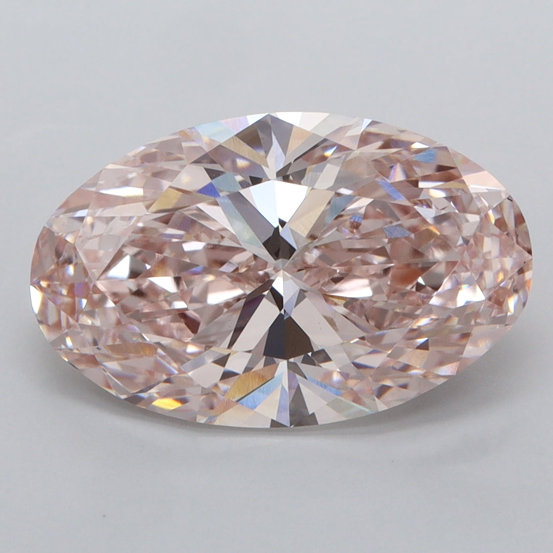 4.03 Carat Oval Shaped, Ideal Cut, VVS2 Clarity, IGI Certified Lab Grown Diamond