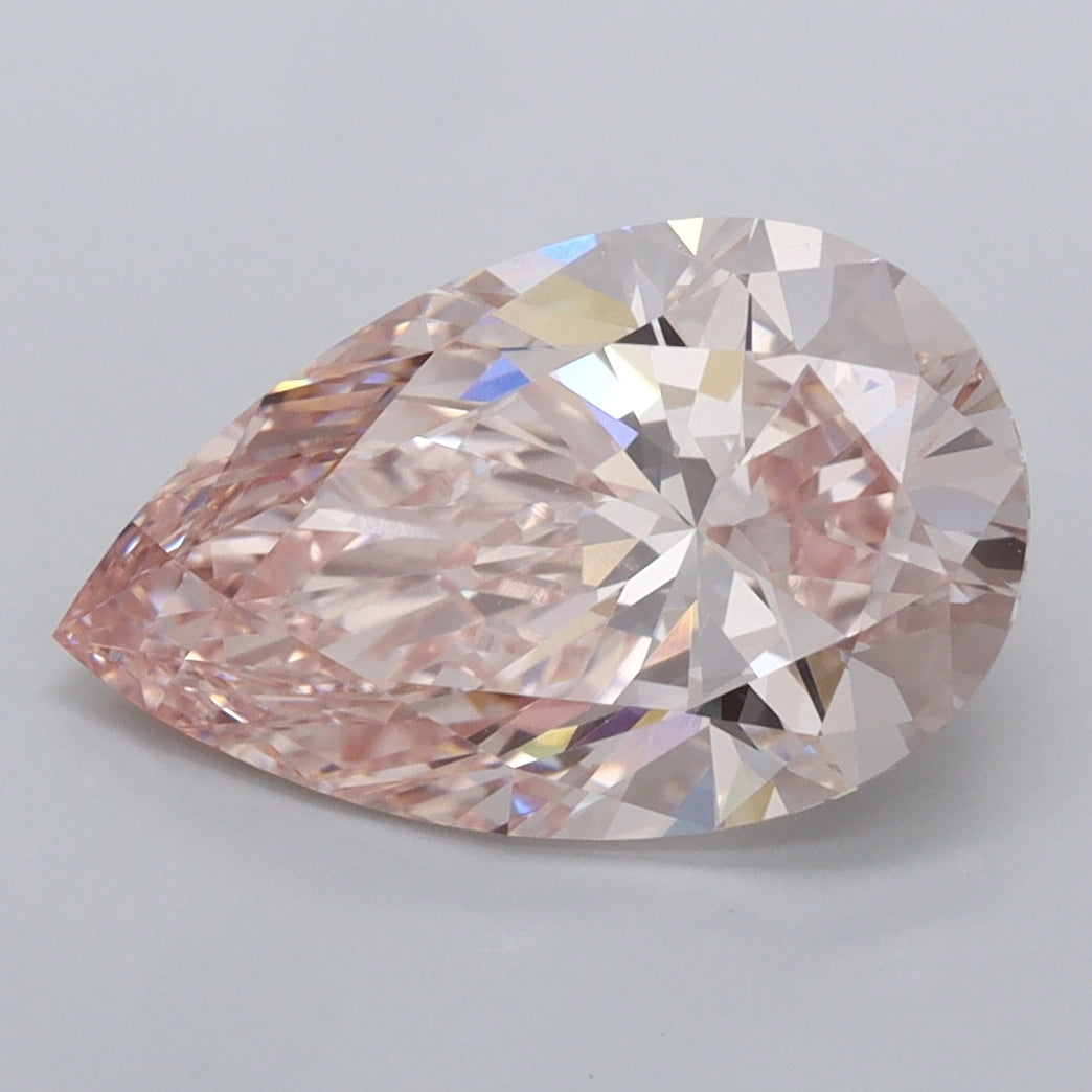 3.01 Carat Pear Shaped, Ideal Cut, VVS1 Clarity, IGI Certified Lab Grown Diamond