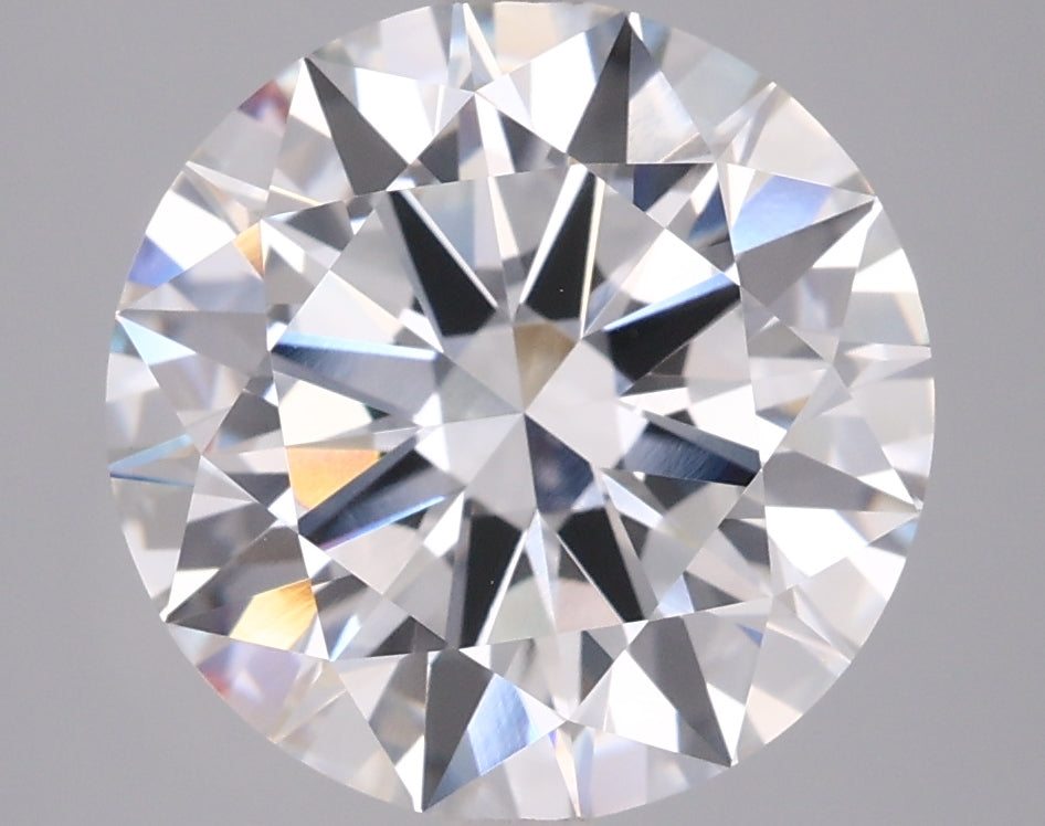 5.01 Carat Round Shaped, Ideal Cut, E Color, VVS2 Clarity, IGI Certified Lab Grown Diamond