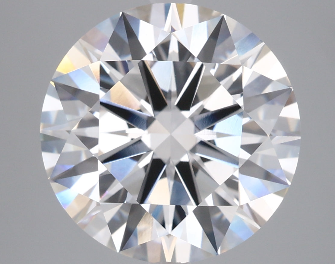 6.06 Carat Round Shaped, Ideal Cut, E Color, VVS1 Clarity, IGI Certified Lab Grown Diamond