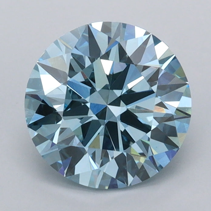 1.56 Carat Round Shaped, Ideal Cut, VVS2 Clarity, IGI Certified Lab Grown Diamond
