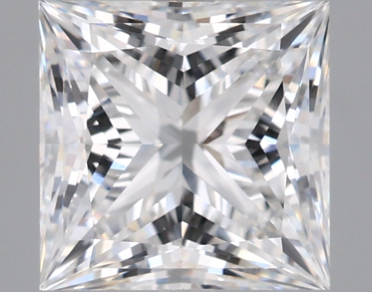 3.06 Carat Princess Shaped, Ideal Cut, E Color, VVS1 Clarity, IGI Certified Lab Grown Diamond
