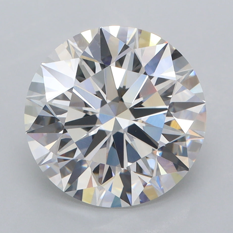3.52 Carat Round Shaped, Ideal Cut, F Color, VVS1 Clarity, IGI Certified Lab Grown Diamond