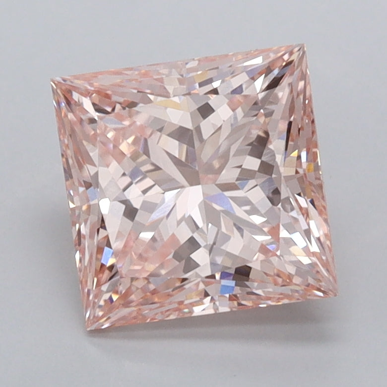 2.02 Carat Princess Shaped, Ideal Cut, VVS1 Clarity, IGI Certified Lab Grown Diamond