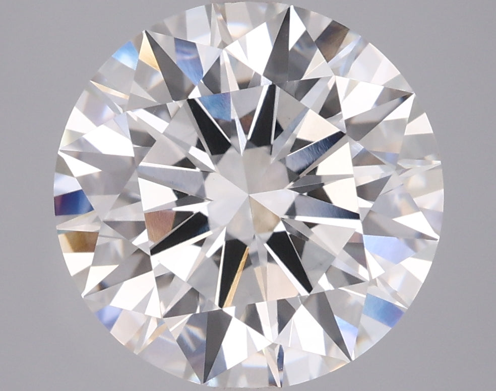 5.06 Carat Round Shaped, Ideal Cut, F Color, VVS2 Clarity, IGI Certified Lab Grown Diamond