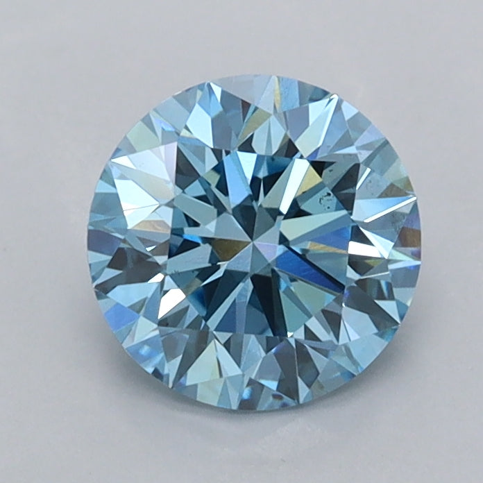 1.08 Carat Round Shaped, Ideal Cut, VVS2 Clarity, IGI Certified Lab Grown Diamond
