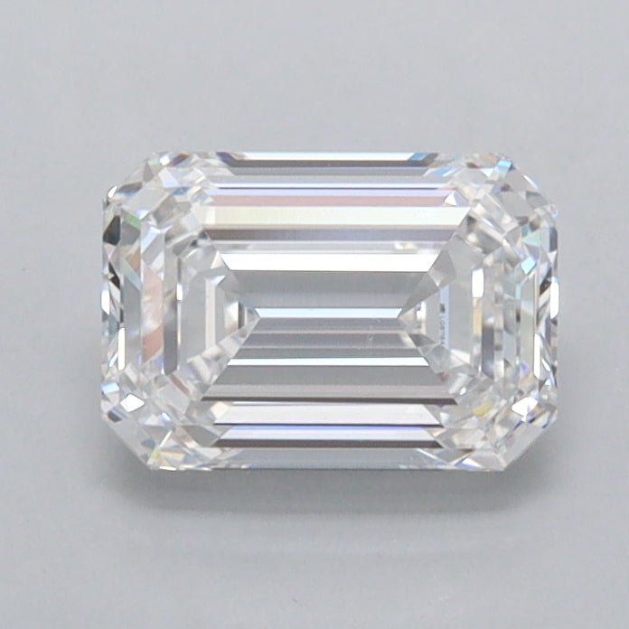 1.06 Carat Emerald Shaped, Ideal Cut, D Color, FL Clarity, IGI Certified Lab Grown Diamond