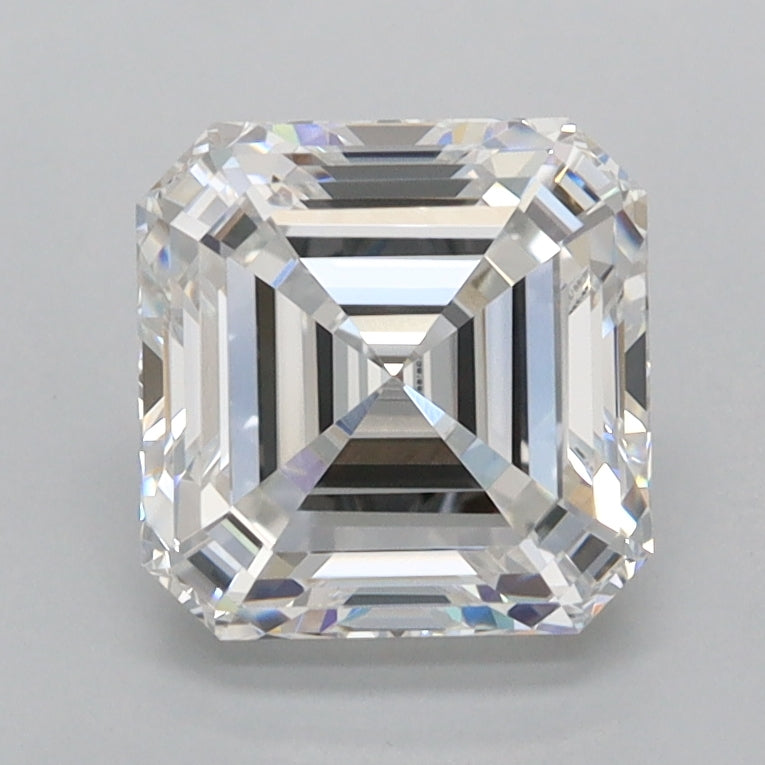 2.02 Carat Asscher Shaped, Ideal Cut, E Color, VVS1 Clarity, IGI Certified Lab Grown Diamond