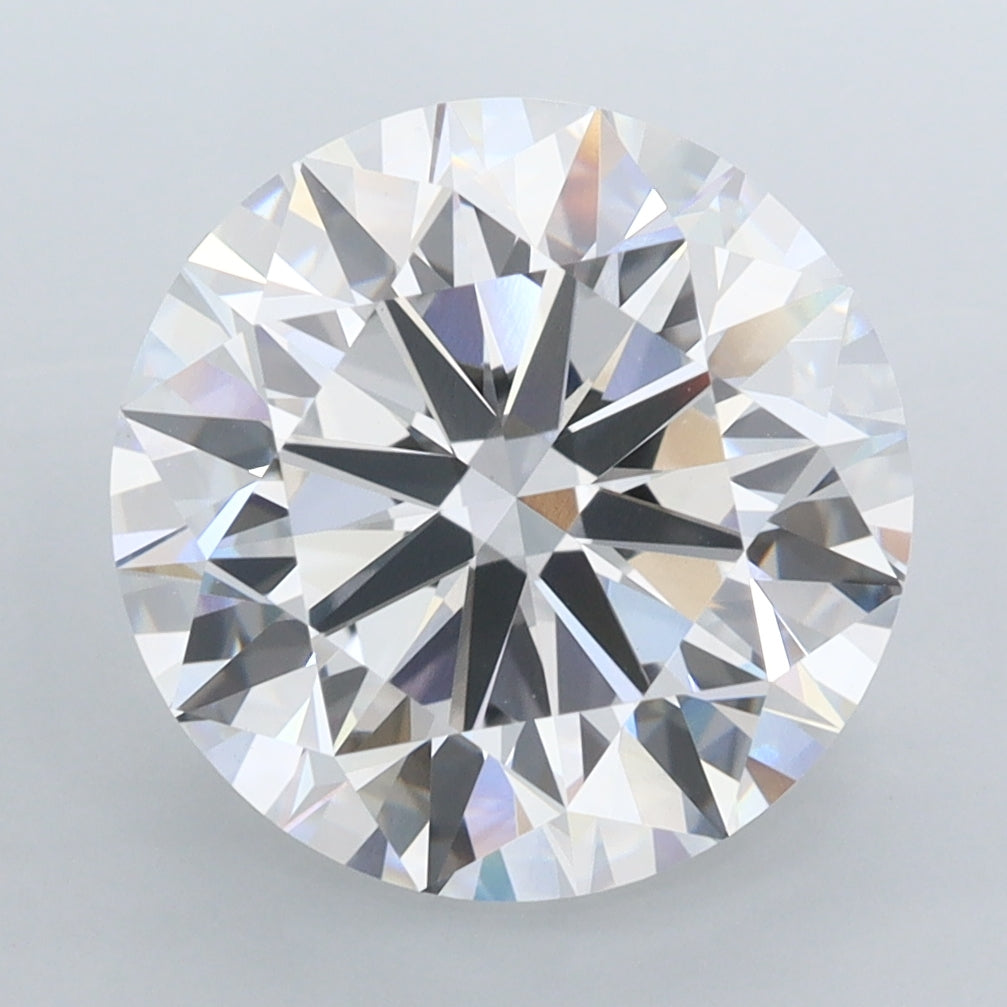 6.01 Carat Round Shaped, Excellent Cut, D Color, VS1 Clarity, IGI Certified Lab Grown Diamond