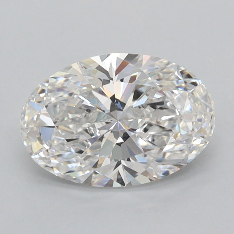 1.31 Carat Oval Shaped, Ideal Cut, E Color, FL Clarity, IGI Certified Lab Grown Diamond