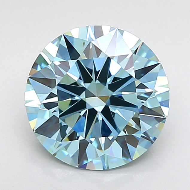 1.92 Carat Round Shaped, Ideal Cut, VVS2 Clarity, IGI Certified Lab Grown Diamond