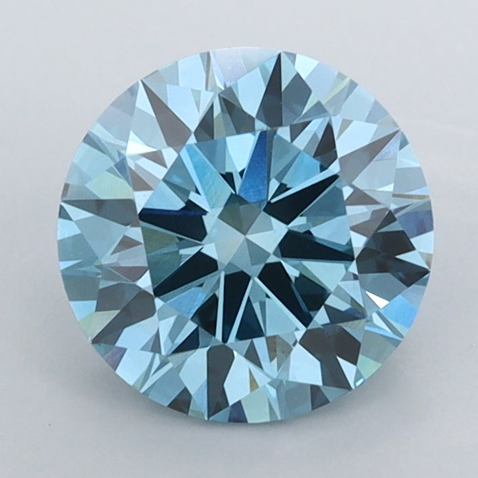 1.59 Carat Round Shaped, Ideal Cut, VVS2 Clarity, IGI Certified Lab Grown Diamond