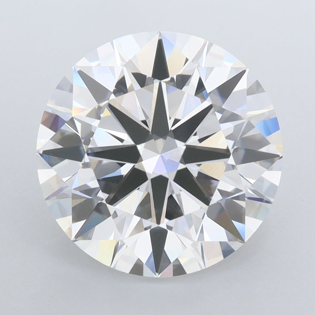 4.68 Carat Round Shaped, Ideal Cut, D Color, VVS1 Clarity, IGI Certified Lab Grown Diamond