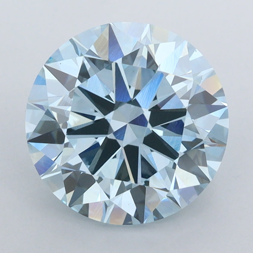 3.01 Carat Round Shaped, Excellent Cut, VVS1 Clarity, IGI Certified Lab Grown Diamond