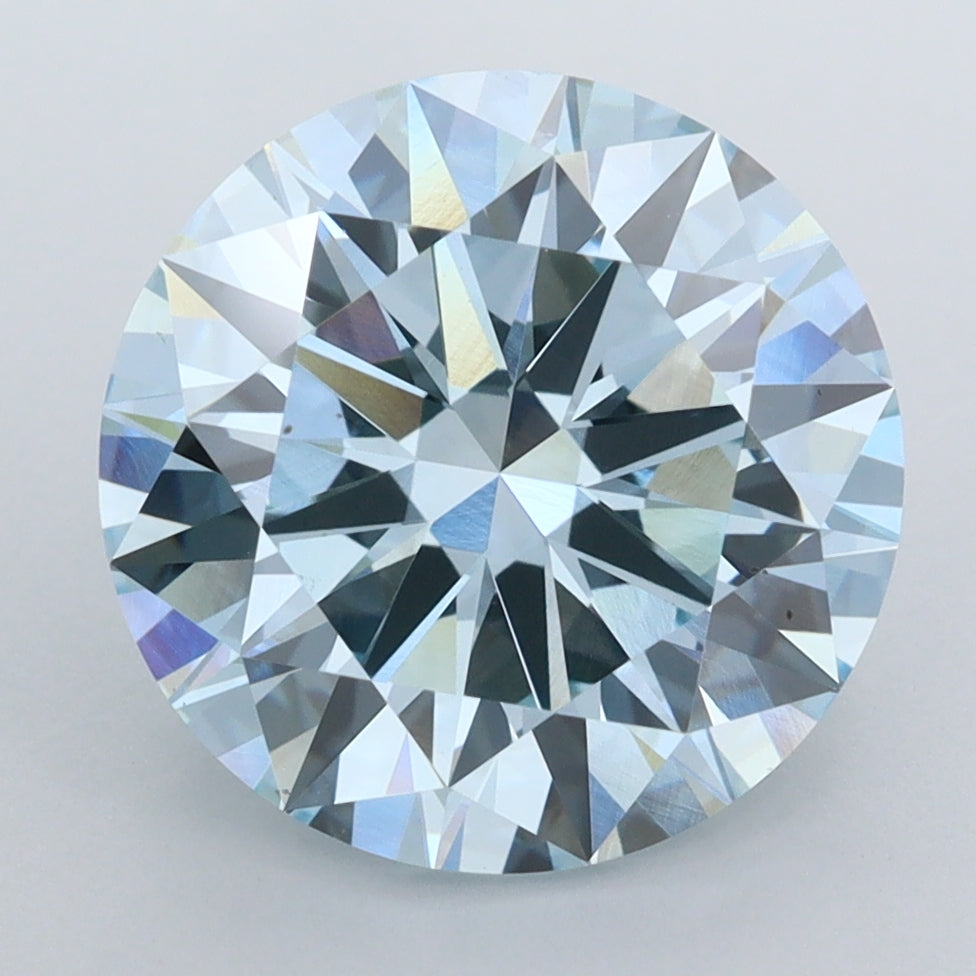5.00 Carat Round Shaped, Excellent Cut, VVS2 Clarity, IGI Certified Lab Grown Diamond