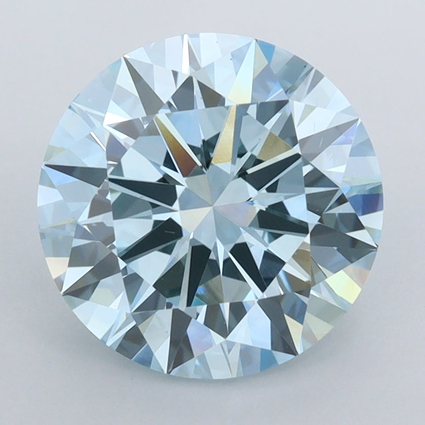 3.00 Carat Round Shaped, Ideal Cut, VVS2 Clarity, IGI Certified Lab Grown Diamond