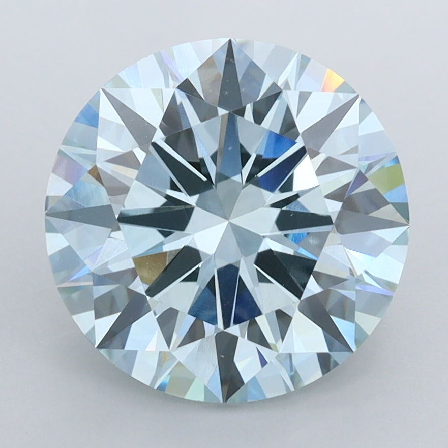 3.52 Carat Round Shaped, Ideal Cut, VVS2 Clarity, IGI Certified Lab Grown Diamond