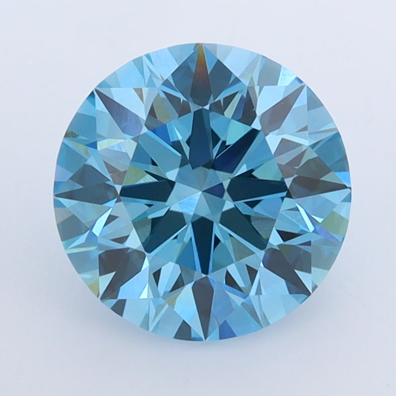 2.07 Carat Round Shaped, Ideal Cut, VVS2 Clarity, IGI Certified Lab Grown Diamond