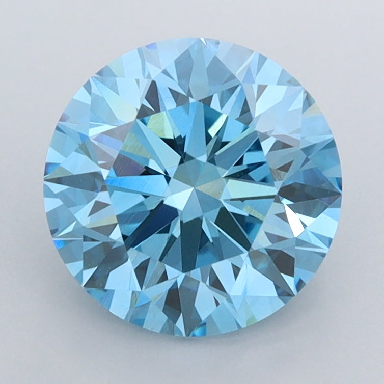2.03 Carat Round Shaped, Ideal Cut, VS1 Clarity, IGI Certified Lab Grown Diamond