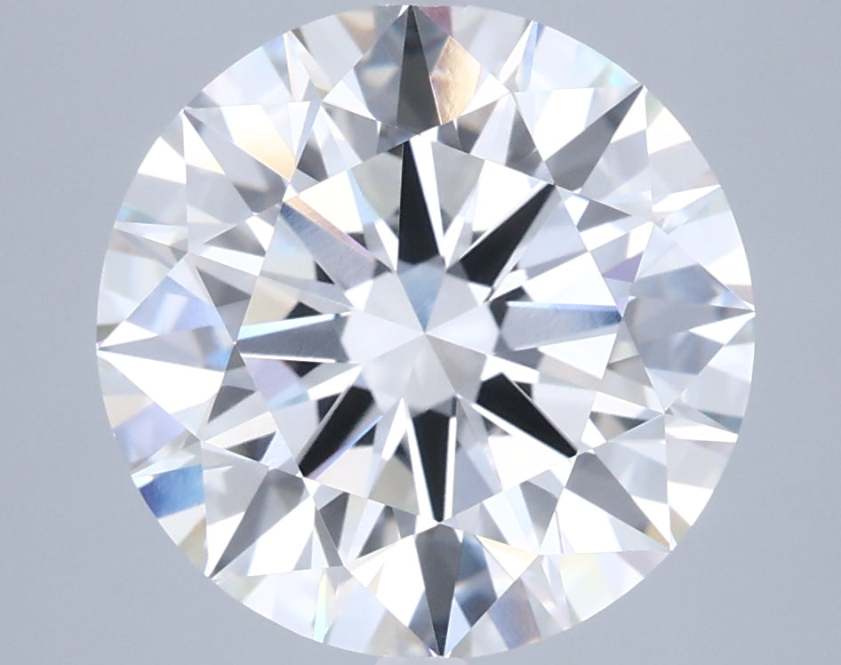 5.04 Carat Round Shaped, Ideal Cut, F Color, VVS1 Clarity, IGI Certified Lab Grown Diamond