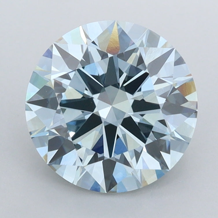 2.01 Carat Round Shaped, Ideal Cut, VVS2 Clarity, IGI Certified Lab Grown Diamond