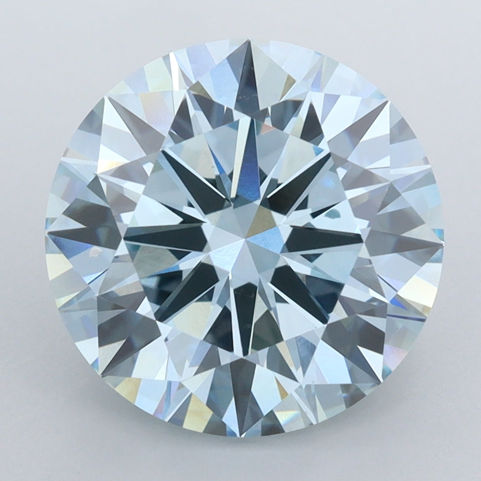 5.02 Carat Round Shaped, Ideal Cut, VVS2 Clarity, IGI Certified Lab Grown Diamond