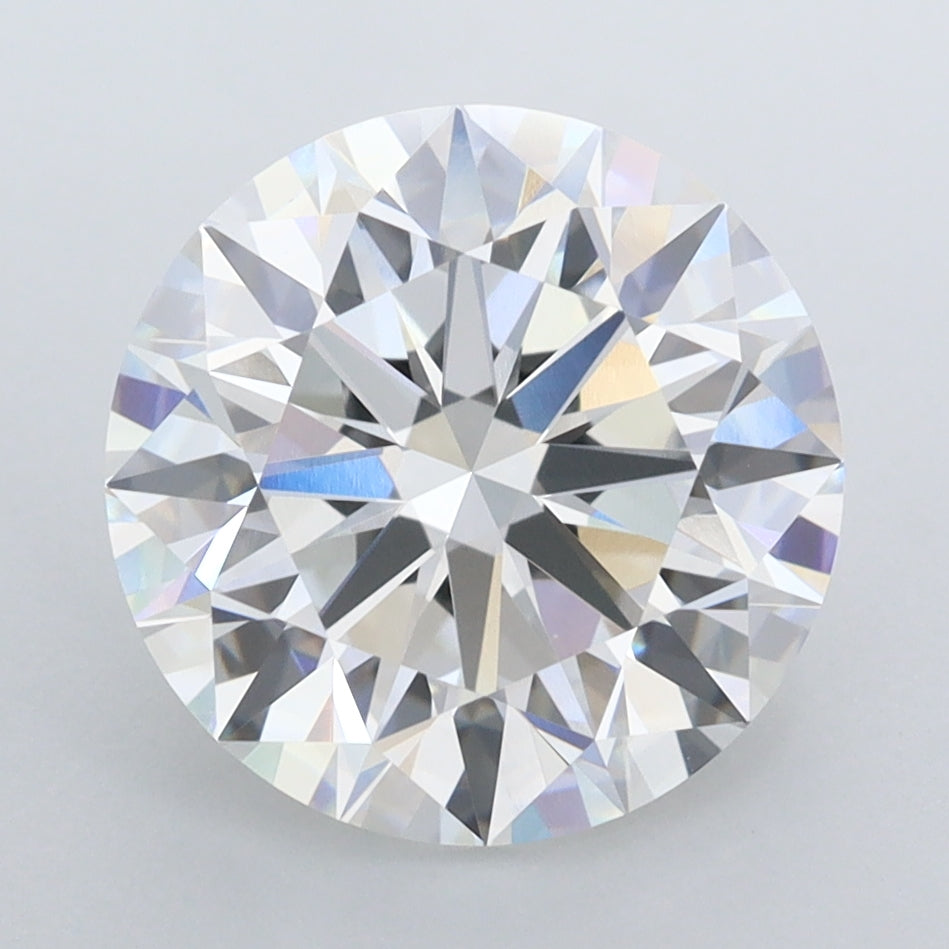 4.00 Carat Round Shaped, Excellent Cut, E Color, VVS1 Clarity, IGI Certified Lab Grown Diamond
