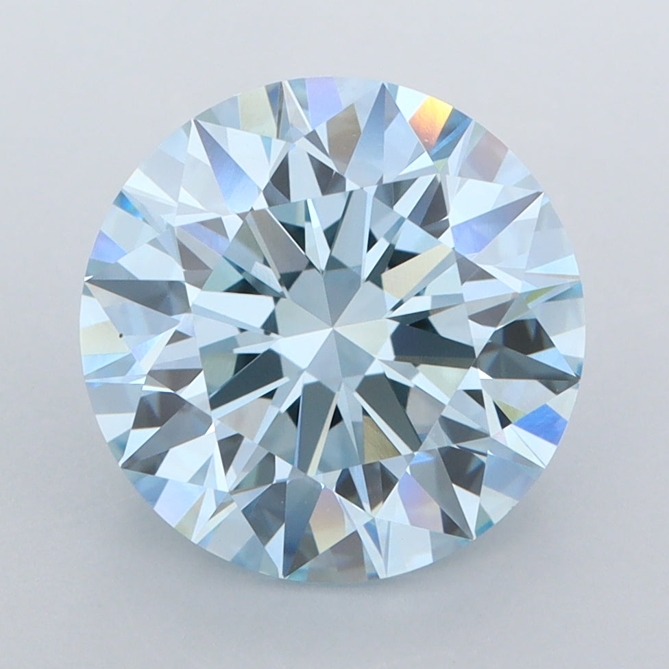 4.00 Carat Round Shaped, Ideal Cut, VVS2 Clarity, IGI Certified Lab Grown Diamond