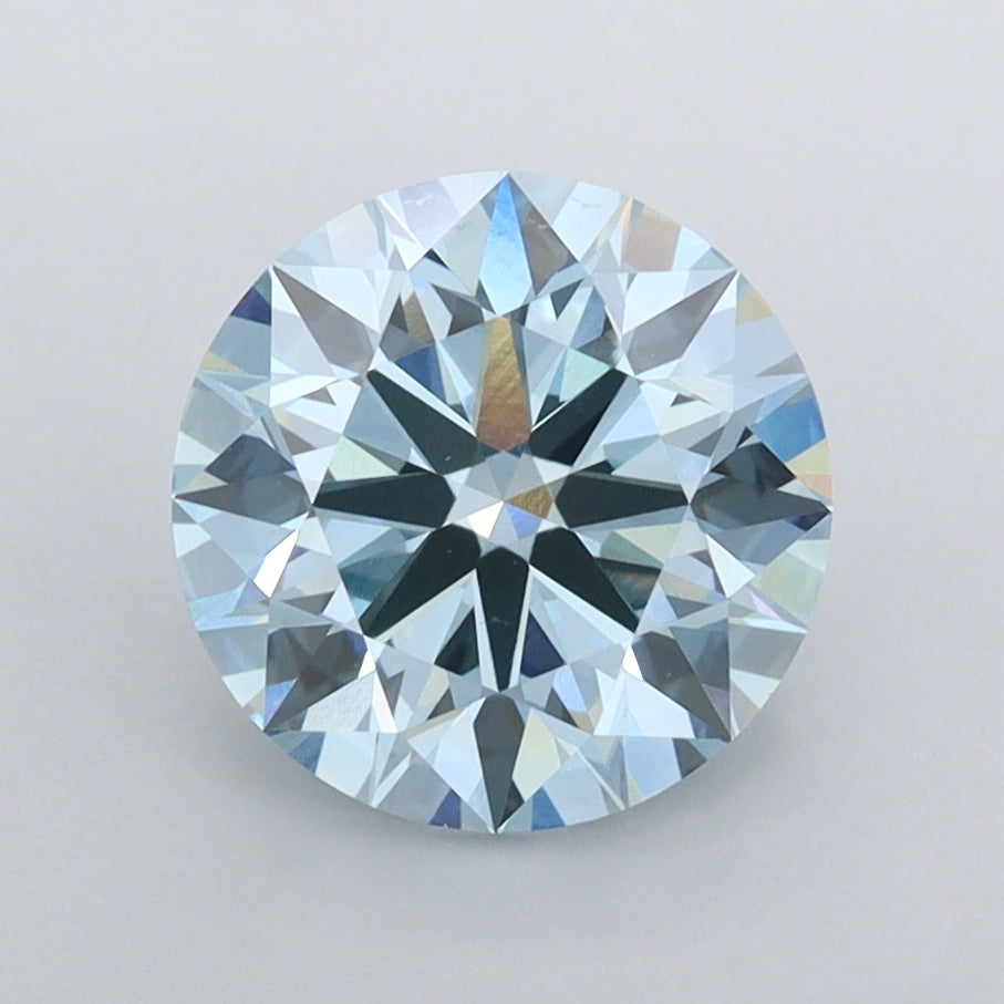 2.00 Carat Round Shaped, Ideal Cut, VVS2 Clarity, IGI Certified Lab Grown Diamond