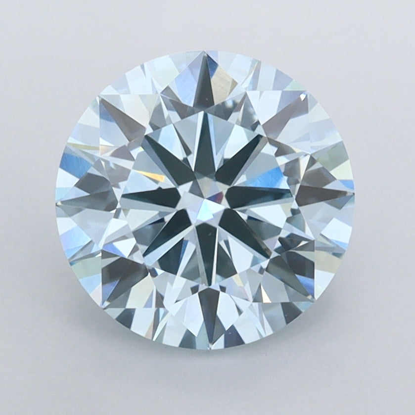 2.01 Carat Round Shaped, Ideal Cut, VVS2 Clarity, IGI Certified Lab Grown Diamond