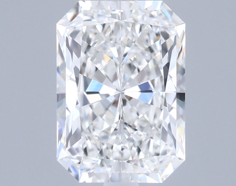 1.36 Carat Radiant Shaped, Ideal Cut, E Color, VVS1 Clarity, IGI Certified Lab Grown Diamond