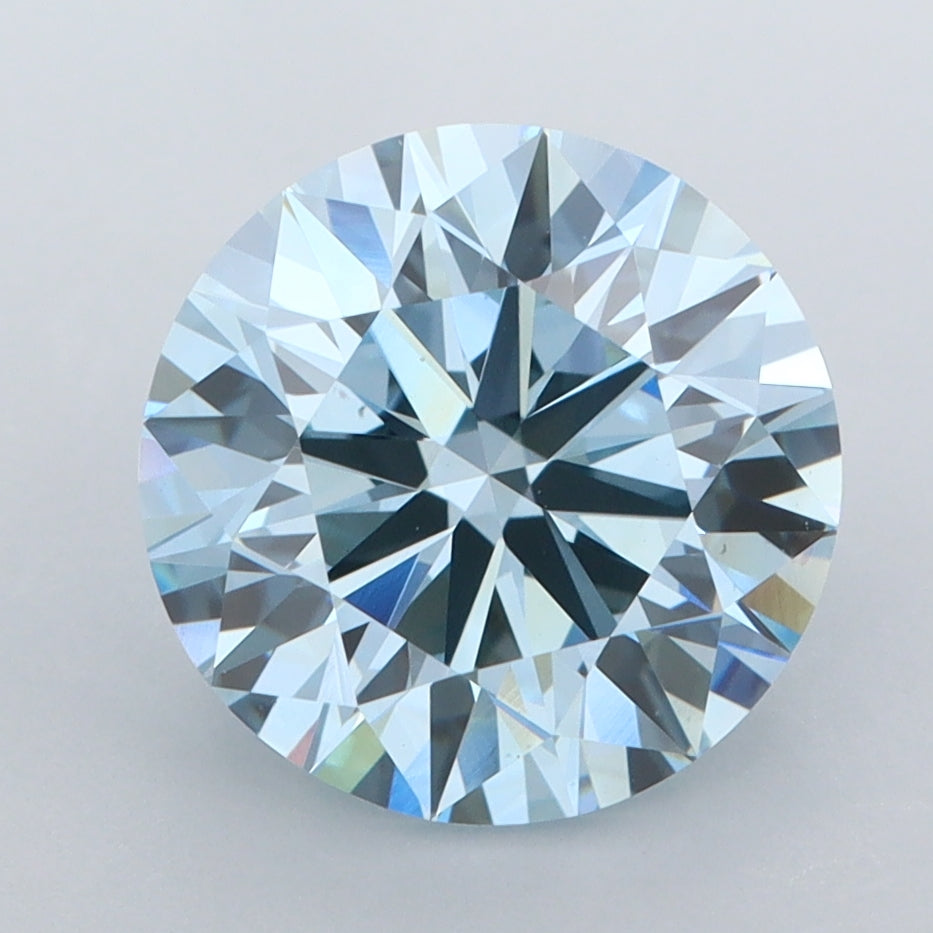 3.50 Carat Round Shaped, Ideal Cut, VVS2 Clarity, IGI Certified Lab Grown Diamond