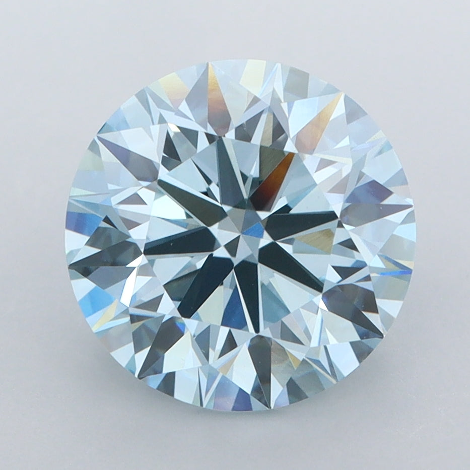 3.50 Carat Round Shaped, Ideal Cut, VVS2 Clarity, IGI Certified Lab Grown Diamond